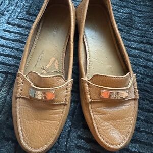 Coach Women's Tan Leather Loafers